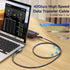 USB4 Cable for Thunderbolt 4 Cable Right Angle 40Gbps Data Transfer 8K HD Display Video Output, 240W USB C to USB C Fast Charging Cable Compatible...