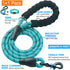 Heavy Duty Dog Leash - Comfortable Padded Handle, 5 ft Long - Dog Leashes for Small Medium Large Dogs (Leash+Collar M Neck 16"-20", Blue)...