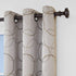 ECLIPSE Meridian Modern Blackout Thermal Grommet Window Curtain for Bedroom or Living Room (1 Panel), 42 in x 84 in, Linen...