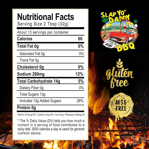 Slap Yo’ Daddy BBQ Sauce, Carolina Tangy - Vinegar-Based Dipping and Barbecue Sauce from Chef Harry Soo for Grilled Chicken, Ribs, Steaks, Pork, a...