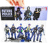 Police Army Men Playset Guard Military with Weapons Accessories 6 Pack Toy Soldiers Action Figures for Toddlers Age 6 7 8 9 yr Old Boys Girls Kids...