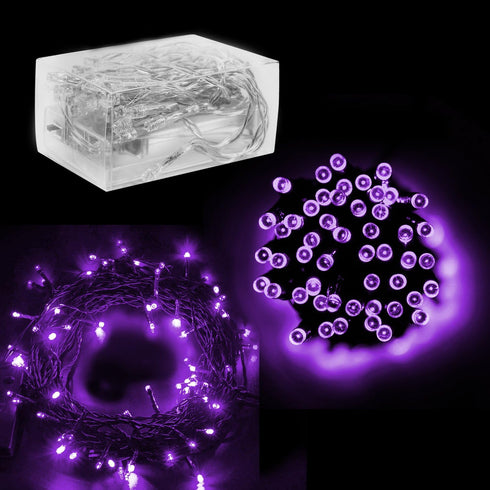 Super Z Outlet 30 Mini Bulb LED Battery Operated Fairy String Lights in Purple for Valentines Day, Romantic Wedding, Home Decoration Room Lighting...