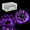 Super Z Outlet 30 Mini Bulb LED Battery Operated Fairy String Lights in Purple for Valentines Day, Romantic Wedding, Home Decoration Room Lighting...