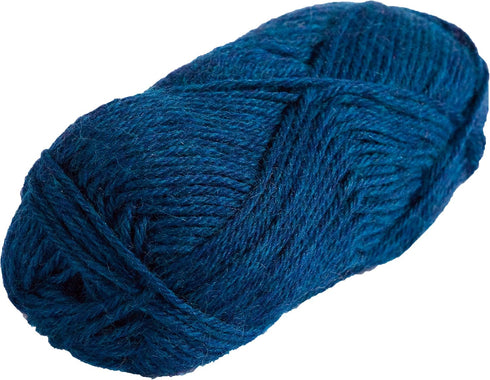 Knit Picks Wool of The Andes Worsted Weight 100% Wool Yarn Blue (1 Ball - Sapphire Heather)...