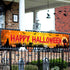 Halloween Black Cat Yard Decor Banner, Happy Halloween Black Cat Yard Sign Outside Banner Decorations for Outdoor Yard Fence, Scary Cat Halloween ...