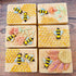 2pcs Rectangle Bee Pattern Soap Molds, Silicone Honeycomb Molds Beehive Cake Baking Mold for Homemade Craft...