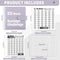 52 Week Money Saving Challenge Binder, A7 Savings Challenges Books with Envelopes, Money Saving Budget Binder for Saving $1000, Purple...