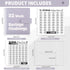 52 Week Money Saving Challenge Binder, A7 Savings Challenges Books with Envelopes, Money Saving Budget Binder for Saving $1000, Purple...