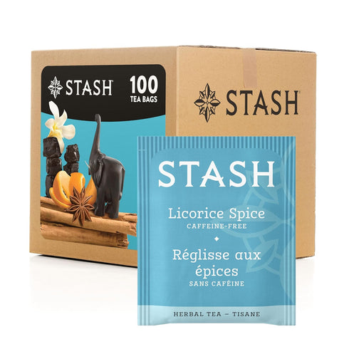 Stash Tea Licorice Spice Herbal Tea, Box of 100 Tea Bags...