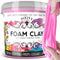 Moldable Cosplay Foam Clay (Light Pink) - Premium Modeling Foam Clay Air Dry, 300 Gram Cosplay Foam Sculpting Clay for Crafts - Quick Air Drying C...