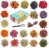 20 Bags Dried Flowers,100% Natural Dried Flowers Herbs Kit for Soap Making, DIY Candle Making,Bath - Include Rose Petals,Lavender,Don't Forget Me,...