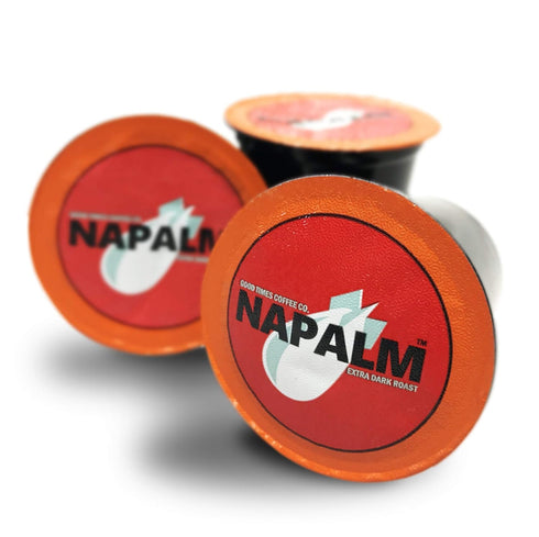 Napalm Coffee Extra Dark Roast, 100 Percent Arabica, Single Serve Cups for Keurig K-Cup Pod Brewers, 12 Count (Pack of 2)...