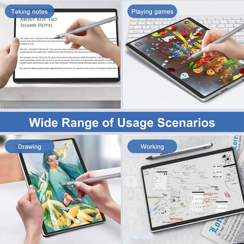 2024 New Surface Pen for Microsoft Surface Pro 11/10/9/8/7/6/5/4/3/X,Surface Go/Book/Studio/Laptop,4096 Pressure Sensitivity Windows Stylus Pen,US...