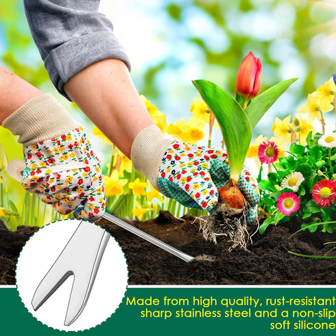 CHENGU 2 Pack Weeder Tool with Ergonomic Handle Manual Weeders Weed Puller Weeding Tool Garden Tools Gardening Tools for Lawn Garden Yard Farmland...