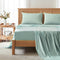 Comfort Spaces Coolmax Moisture Wicking Sheet Set Soft, Fade Resistant, All Elastic Deep Pocket Fits Up to 16" Mattress - Warm Weather Cooling She...