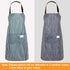 SATINIOR 3 Pieces Adjustable Bib Apron with Pockets Women Waterproof Cooking Aprons Men Chef Adults Baking Cleaning...