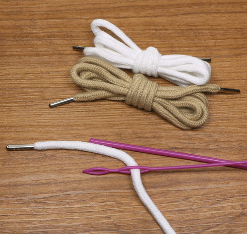 Penta Angel Drawstring 8 Pieces 53Inch 5mm Diameter Replacements Drawstring Cords Strings with Easy Threader for Running Shorts Sweatpants Pants J...