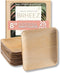 brheez Palm Leaf Plates 25 Pack 8 Inch Bamboo Look Disposable Sturdy and Perfect for Parties and Weddings More Heavy Duty Than Paper and Plastic...