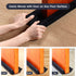 GDHOMM Under Door Draft Stopper Door Sweep Noise Blocker Weather Stripping Size Adjustable 30"-36" Gap Filler & Door Seal, Black...