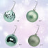 Lulu Home Christmas Ball Ornaments, 24 Ct 2.36" Pre-Strung Hanging Ornament Decorations, Xmas Shatterproof Plastic Balls for Holiday Party Wreath ...