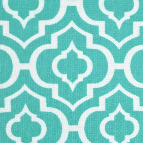 DII Cleaning Collection Multi-Purpose Microfiber, Teal Lattice, Dishtowel Set...