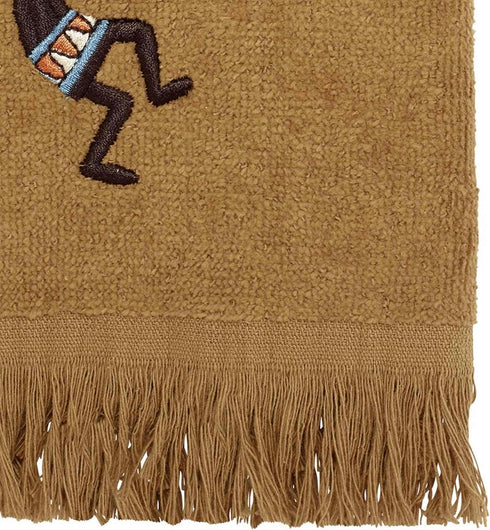 Avanti Linens Kokopelli Fingertip Towel, Nutmeg 18.00" x 11.00"...