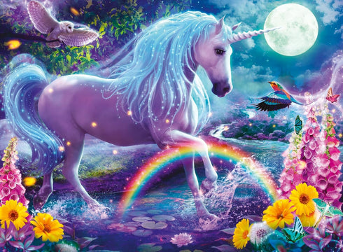 Ravensburger Glitter Unicorn - 100 Piece Jigsaw Puzzle for Kids | Unique & Interlocking Pieces | Sturdy & Glare-Free | Promotes Problem-Solving Sk...