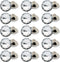 30PCS 30mm/1.18" Crystal Upholstery Buttons, Clear Crystal Rhinestone Sew Buttons, Imitate Diamond Buttons for Tufting DIY Crafts Sofa Bed Headboa...
