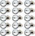 30PCS 30mm/1.18" Crystal Upholstery Buttons, Clear Crystal Rhinestone Sew Buttons, Imitate Diamond Buttons for Tufting DIY Crafts Sofa Bed Headboa...