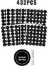 SAVITA 432pcs 3.5cm Spice Labels Stickers, Round Preprinted Spice Labels Waterproof Spice Jar Label Spice Labels Spice Containers Labels Seasoning...