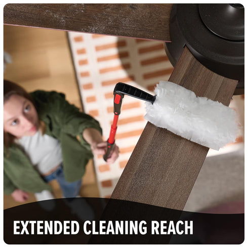 Dirt Devil Telescoping Extended Reach Duster, Hand Duster for Multi-Surface Cleaning, Includes Replacement Disposable Heads, Dusters for Home Use...