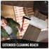 Dirt Devil Telescoping Extended Reach Duster, Hand Duster for Multi-Surface Cleaning, Includes Replacement Disposable Heads, Dusters for Home Use...