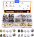 Tanstic 60 Sets 14mm 4 Color Magnetic Button Clasps Snaps Fastener Clasps Button Knitting Buttons Sets for Sewing, Craft, Purses, Bags, Clothes, L...