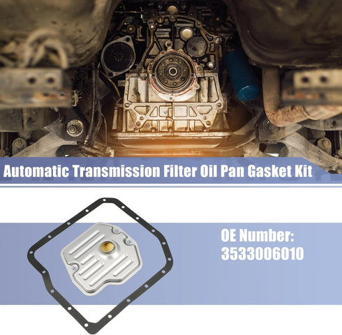 uxcell 1 Set No.3533006010 Transmission Filter Oil Pan Gasket Kit for Toyota RAV4 2001-2012...