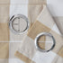 Buffalo Check Curtains 54 inches Long Basement Beige and White Gingham Plaid Kitchen Window Curtain Panels Living Room Checker Drapes Bedroom Grom...
