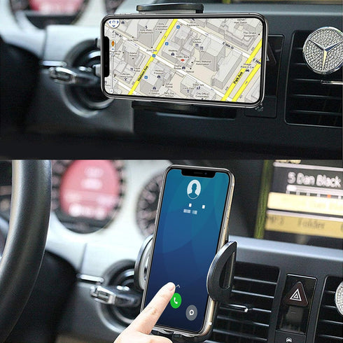 Ailun Car Phone Mount Air Vent Cellphone Holder Cradle 2Pack Universal for iPhone 15/14/13/12/11/11 Pro/11 Pro Max/X Xs XR Xs Max and More Smartph...