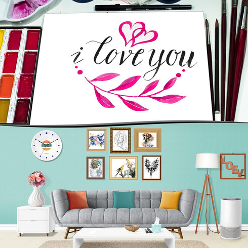 24 sheets White Cardstock Paper 8.5 x 11 Inches for DIY Cards, Invitations, Scrapbooking and Other Crafts(250gsm/92lb)...