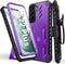 for Samsung Galaxy S22-Plus Case: ShockProof Durable S22+ Cell Phone Cover with Built-in Kickstand | TPU Bumper Textured | Full-Body Protective Ru...