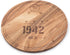 Ironwood Gourmet Engraved, 0.5 x 9 x 9 inches, Multi-Use Circle Serving Board: 1942 Wine Barrel (28445E336)...