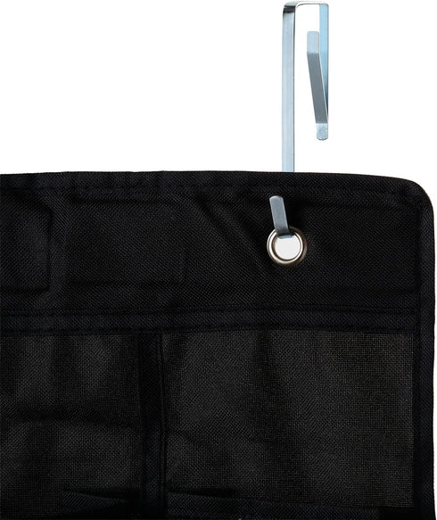 Amazon Basics Over the Door Organizer with 24 Pockets - Black...