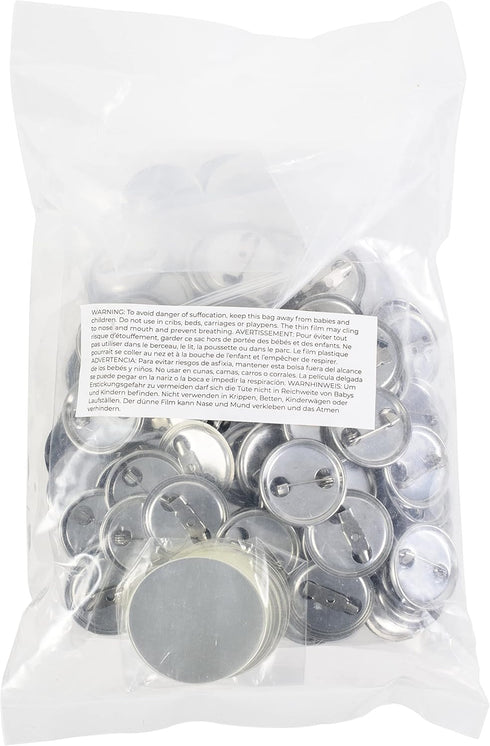 We R Memory Keepers Button Press Refill 100 Pack Small 25mm, Create DIY Custom Buttons for Backpacks, Purses, Bags, Pins, Badges, Keychains, and M...