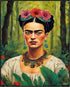 Posterizer 1 pcs- Frida Kahlo inspied art-stroll in the nature-Famous Figures Art Collection-Floral Botanical Art- Living Room Bedroom Decor- unfr...