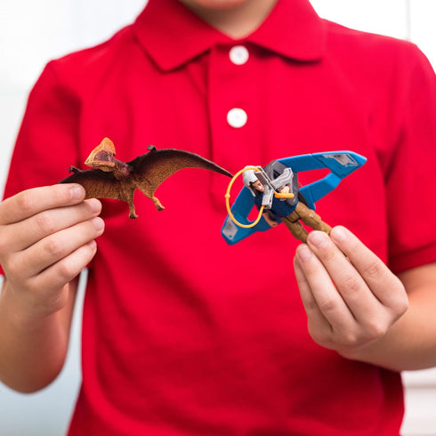 Schleich Dinosaurs, Dinosaur Gifts for Boys and Girls, Jetpack Chase Playset with Tupuxuara Toy, 7 Pieces, Ages 4+...
