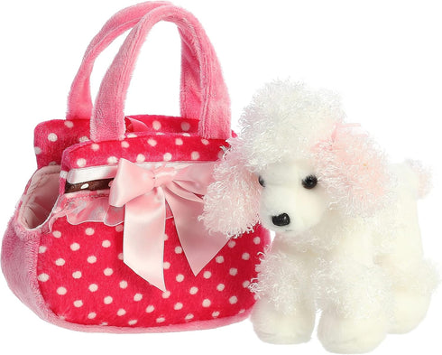 Aurora® Fashionable Fancy Pals™ Fancy Pink Polka Dot™ Stuffed Animal - On-The-go Companions - Stylish Accessories - 8 Inches...