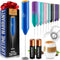Zulay Kitchen Duracell Powered Milk Frother Handheld Foam Maker - Whisk Drink Mixer for Coffee, Latte, Matcha, Cappuccino - Mini Foamer by Milk Bo...