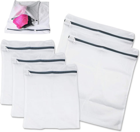Simple Houseware Laundry Bra Lingerie Mesh Wash Bag (2 Large & 3 Medium)...