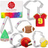 Football Cookie Cutters 5-Pc. Set Made in the USA by Ann Clark, Football, Helmet, Jersey, Beer Mug, Centerpiece Wedge...