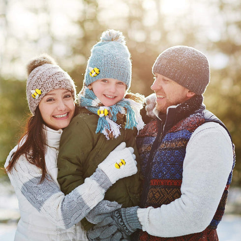 12 Pieces Wool Felt Bee Mini Crafts Bee for Baby Shower Gender Reveal Craft Scrapbooking DIY Decoration Nursery Tent Christmas Decoration...