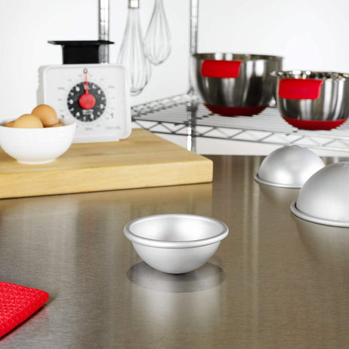 Fat Daddio's PHA-35 Anodized Aluminum Hemisphere Pan, 3.5 x 1.75 Inch...