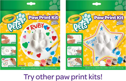 Crayola Pets Paw Print Keepsake Kit, Moon Craft Kit, Gifts for Pet Lovers...